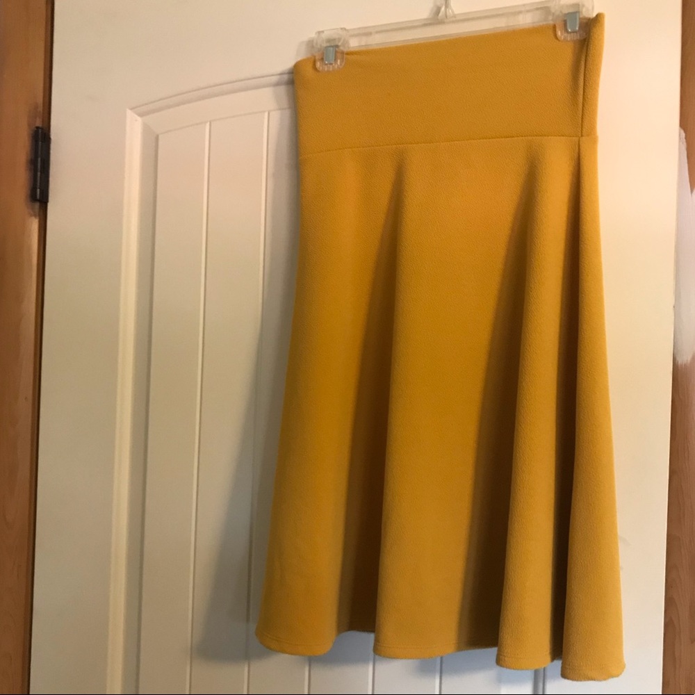 LulaRoae Mustard Skirt